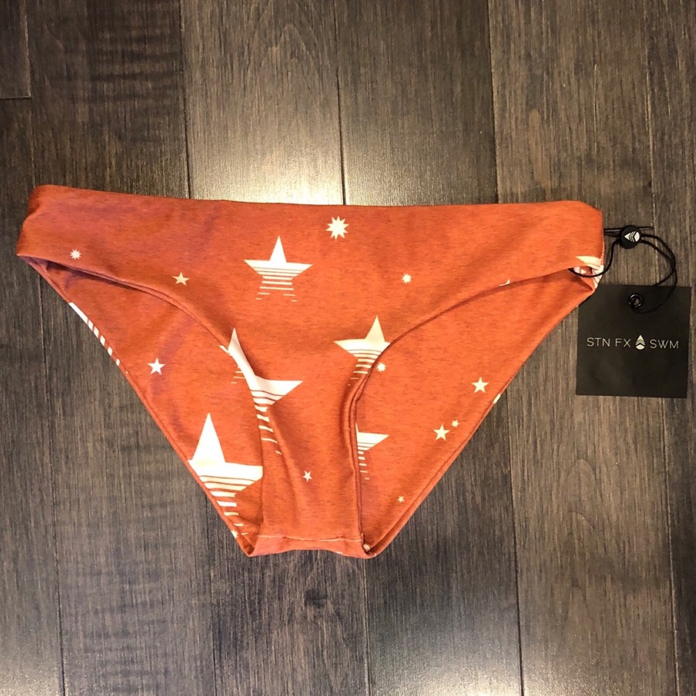 NWT Stone Fox Swim Retro Star Bikini Bottoms - Picture 4 of 8